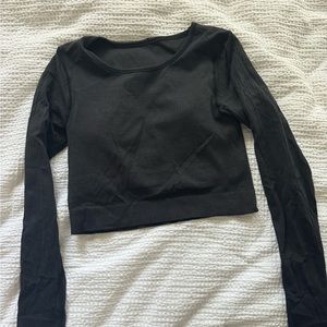 LULULEMON Ebb to Street Long-Sleeve Shirt SOLD OUT IN BLACK SIZE 6